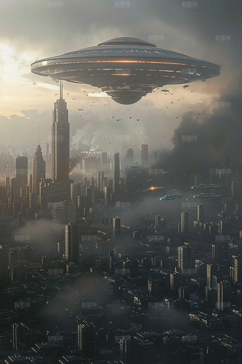 末日飞船世界末日太空游戏原画