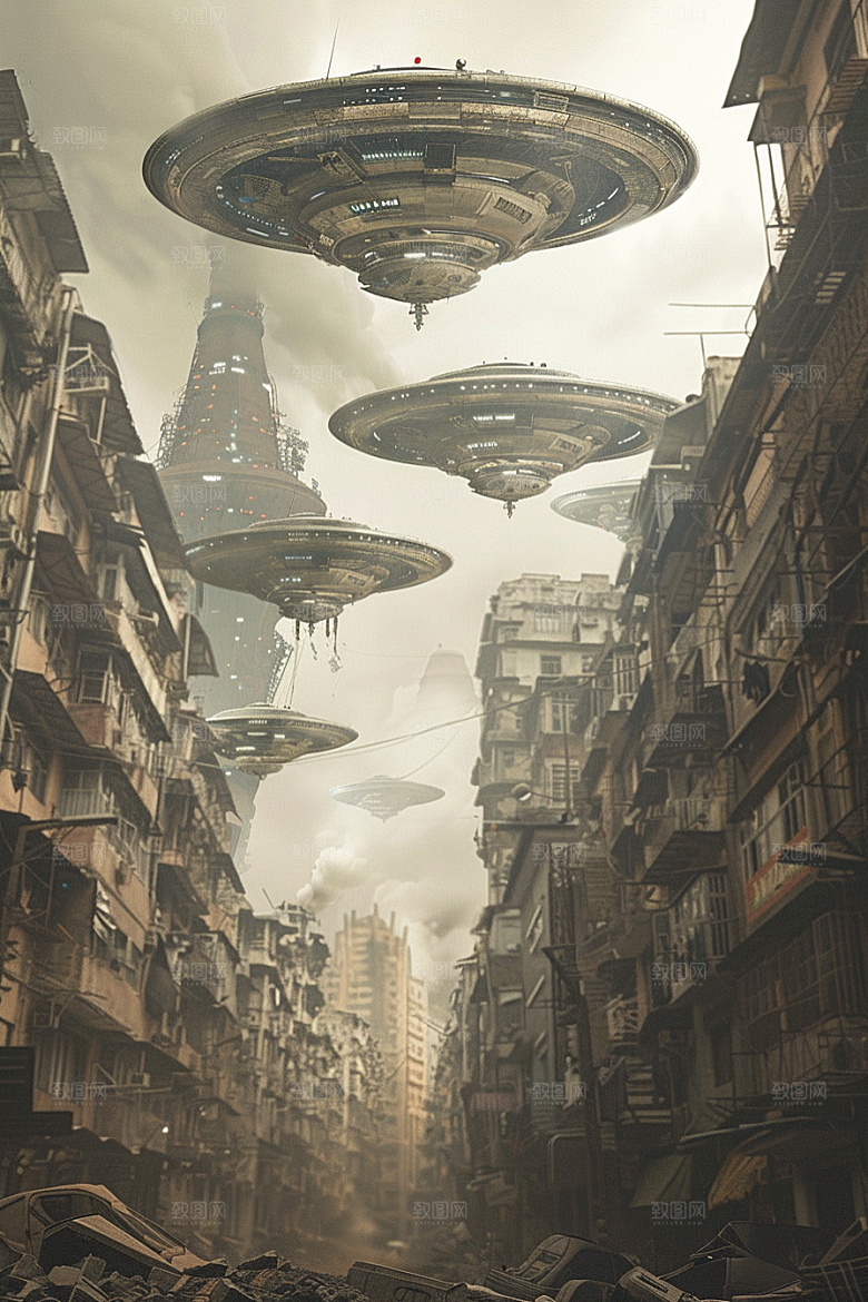 末日飞船宇宙世界末日游戏原画