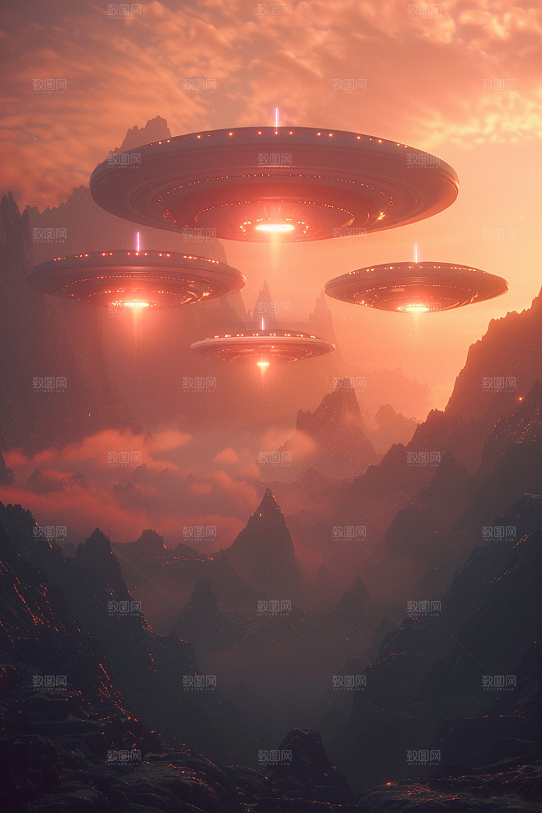 末日飞船废土风太空游戏原画
