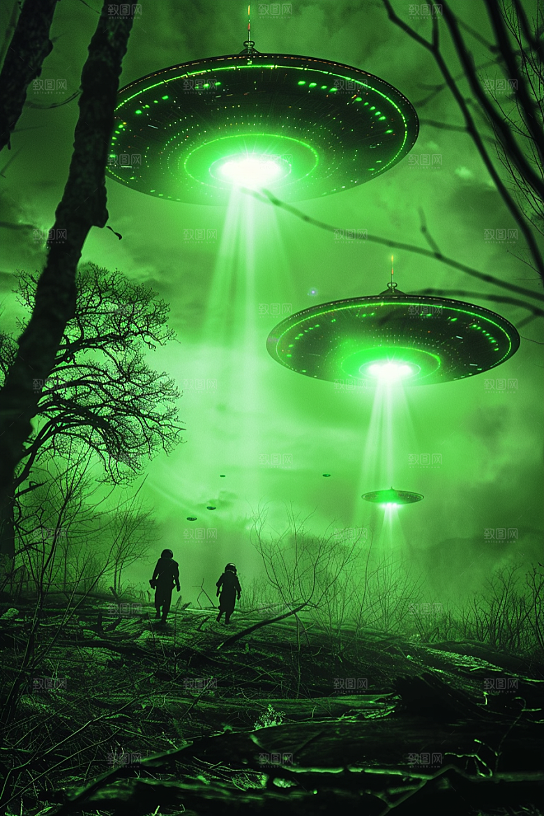 末日飞船废土风宇宙游戏原画