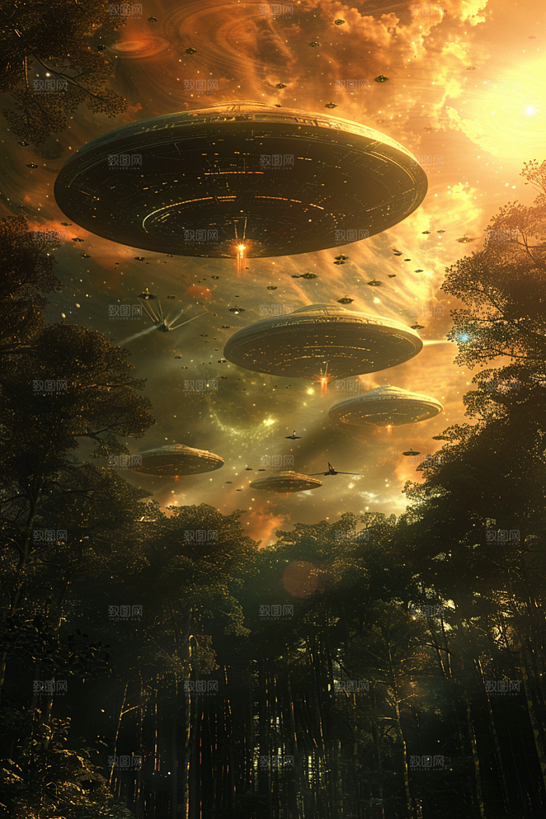 末日飞船暗黑太空战舰游戏原画