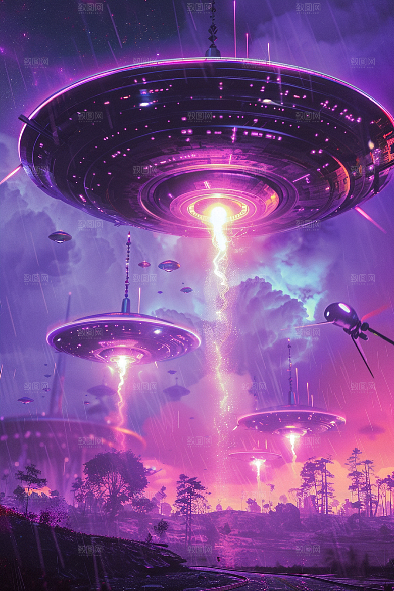 末日飞船宇宙世界末日游戏原画