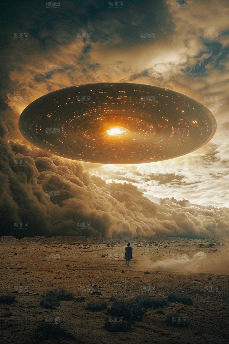 末日飞船太空战舰飞行器游戏原画