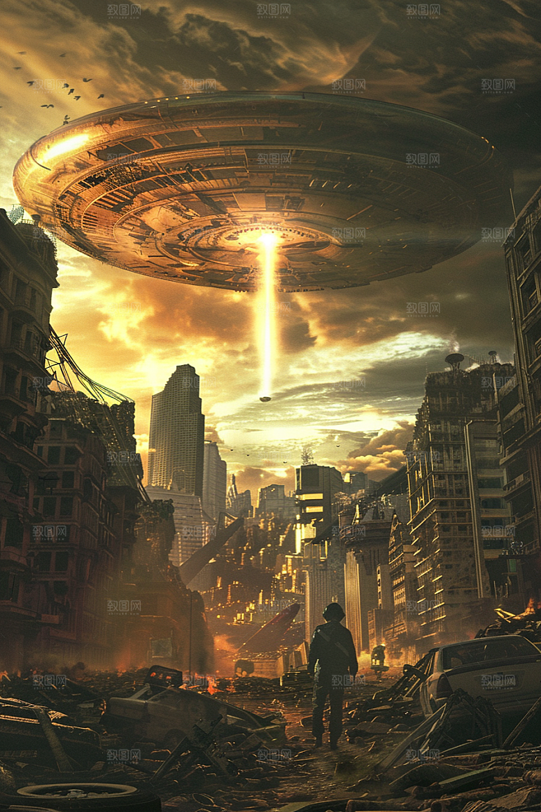末日飞船宇宙暗黑游戏原画