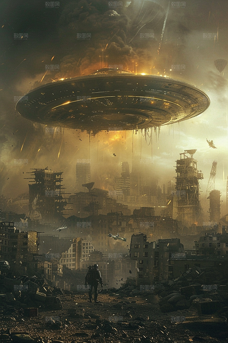 末日飞船暗黑宇宙游戏原画