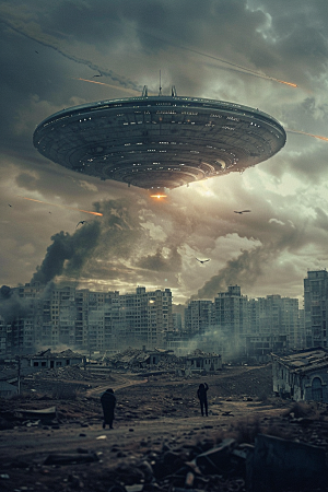 末日飞船暗黑太空战舰游戏原画