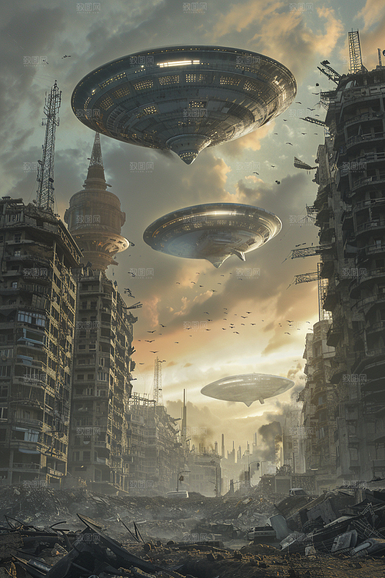 末日飞船宇宙暗黑游戏原画