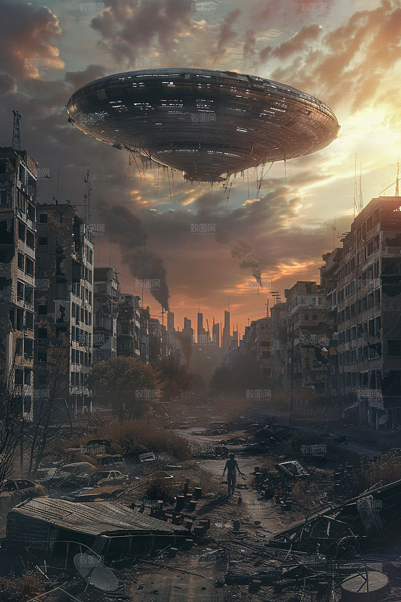 末日飞船外星人宇宙游戏原画
