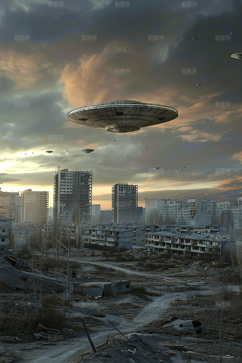 末日飞船太空太空战舰游戏原画