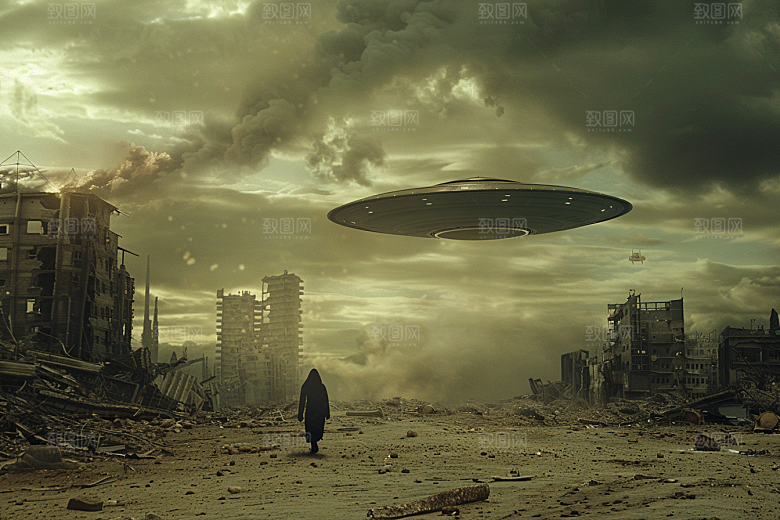 末日飞船暗黑太空游戏原画