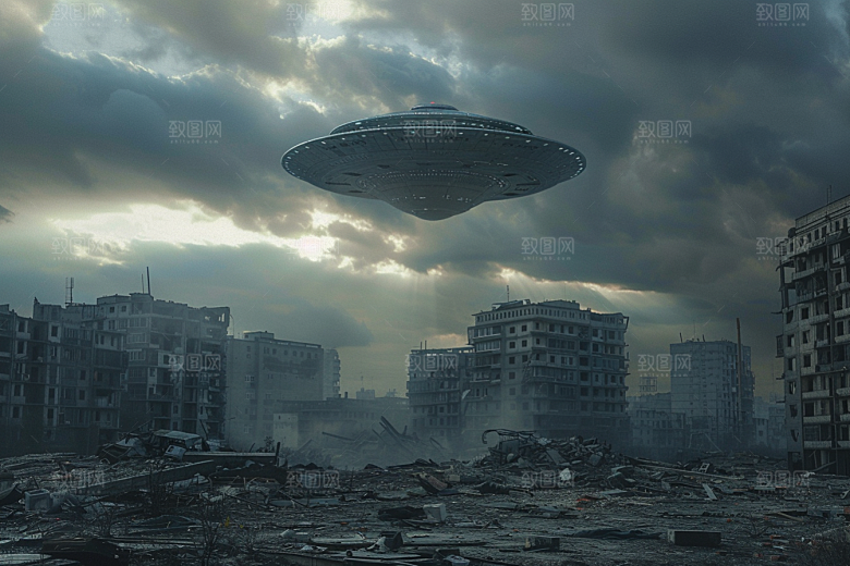 末日飞船宇宙暗黑游戏原画