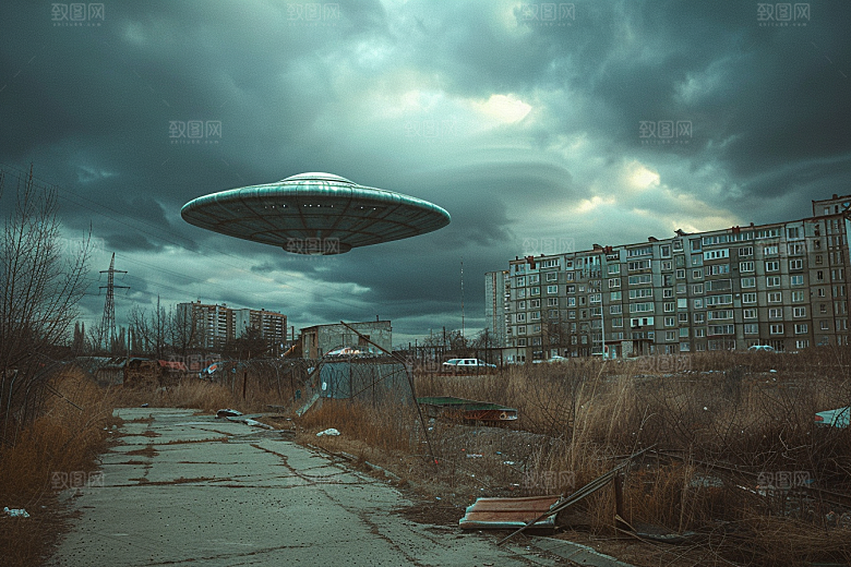 末日飞船世界末日科幻片游戏原画