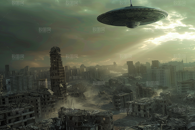 末日飞船宇宙暗黑游戏原画