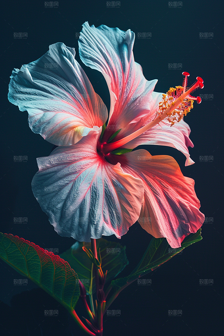 木槿花木棉自然摄影图
