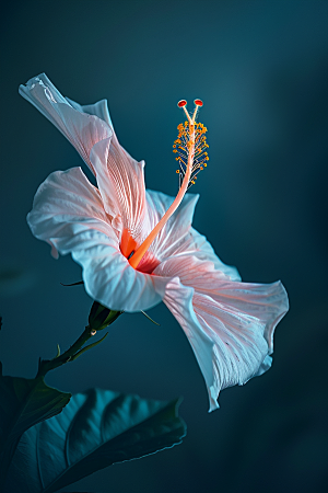 木槿花夏季木棉摄影图