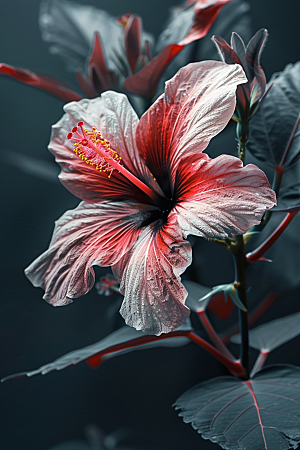 木槿花木棉高清摄影图