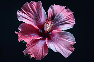 木槿花清新高清摄影图