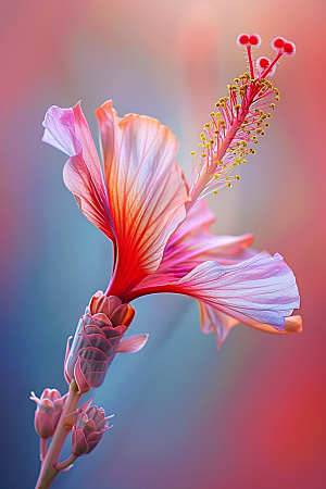 木槿花自然高清摄影图