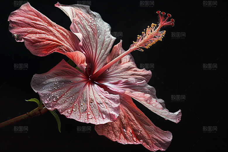 木槿花花卉木棉摄影图