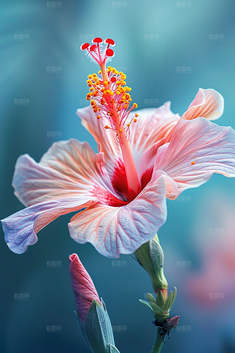 木槿花自然高清摄影图