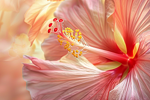 木槿花自然高清摄影图
