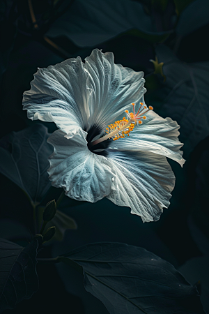 木槿花木棉清新摄影图