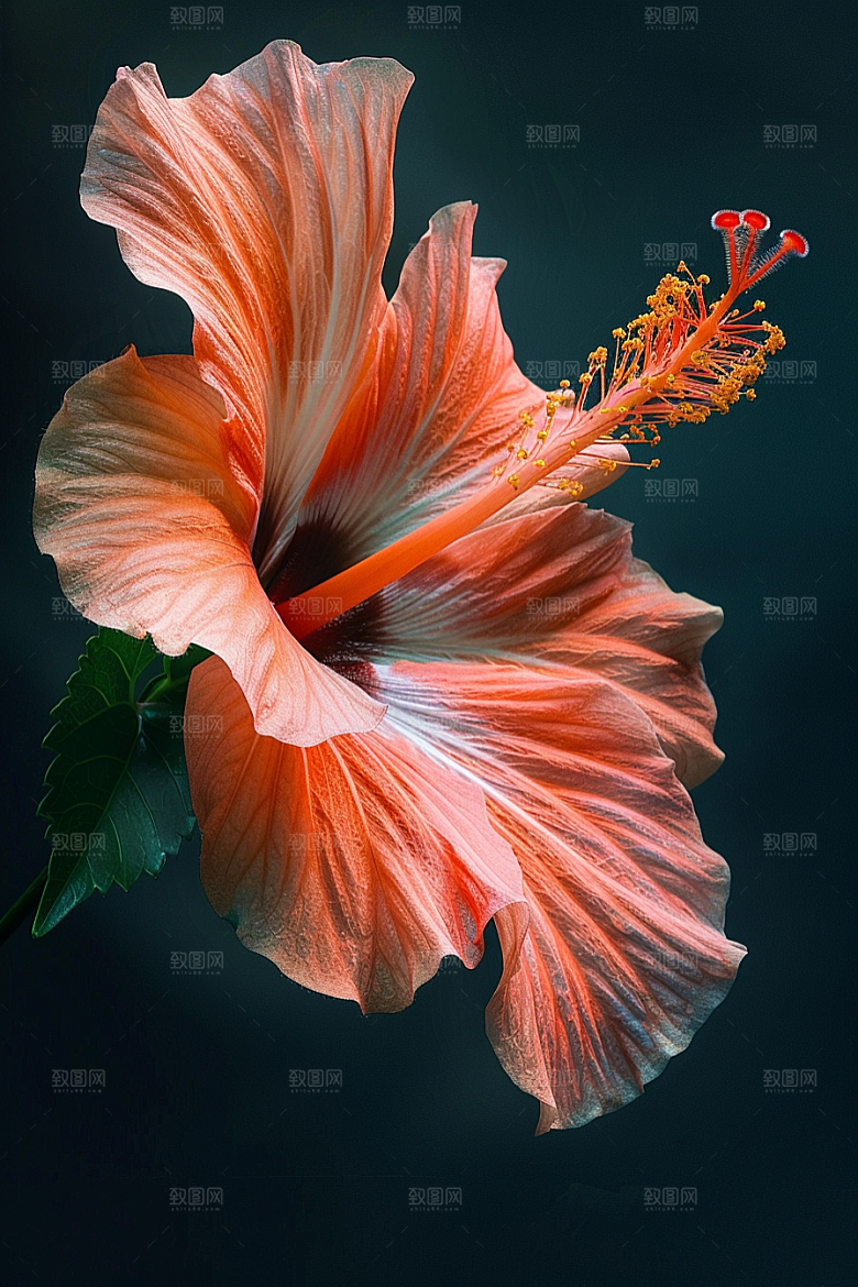 木槿花高清夏季摄影图