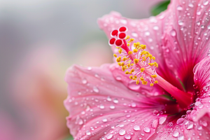 木槿花花卉高清摄影图