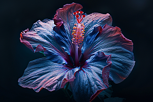 木槿花高清夏季摄影图