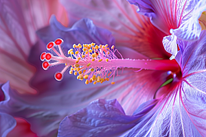 木槿花高清夏季摄影图