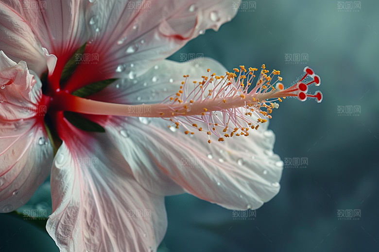 木槿花花卉高清摄影图