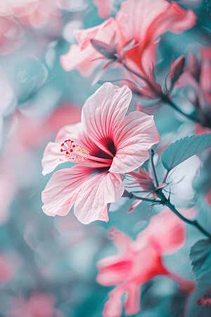 木槿花自然高清摄影图