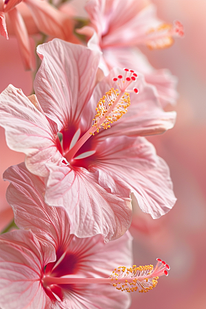 木槿花花朵木棉摄影图