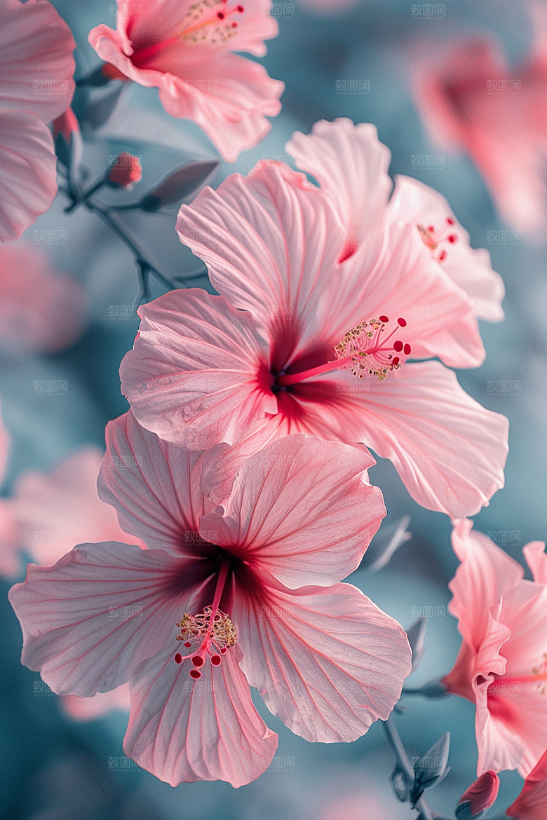 木槿花自然高清摄影图