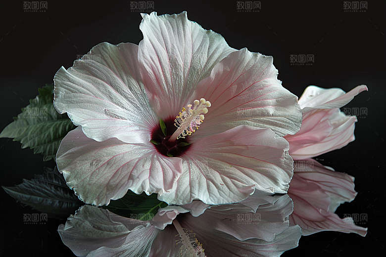 木槿花夏天木棉摄影图