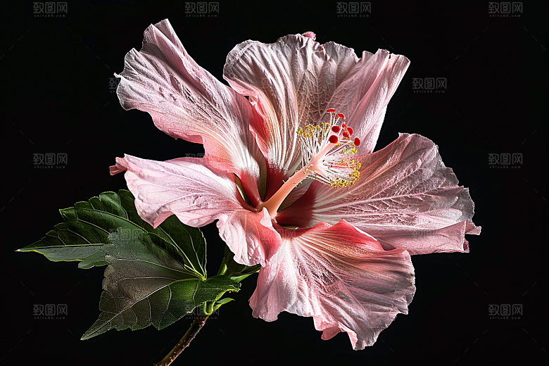 木槿花木棉自然摄影图