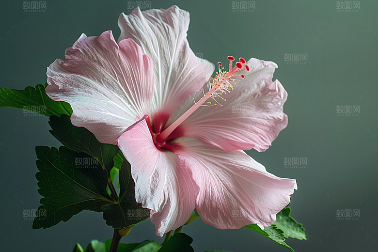 木槿花木棉花卉摄影图