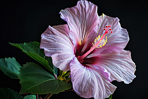 木槿花清新木棉摄影图
