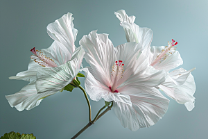 木槿花夏天夏季摄影图