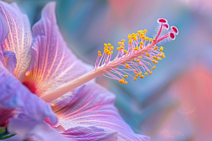 木槿花木棉清新摄影图
