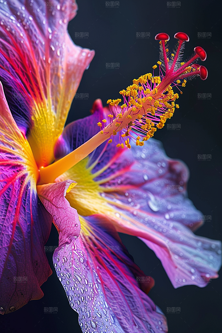 木槿花木棉高清摄影图