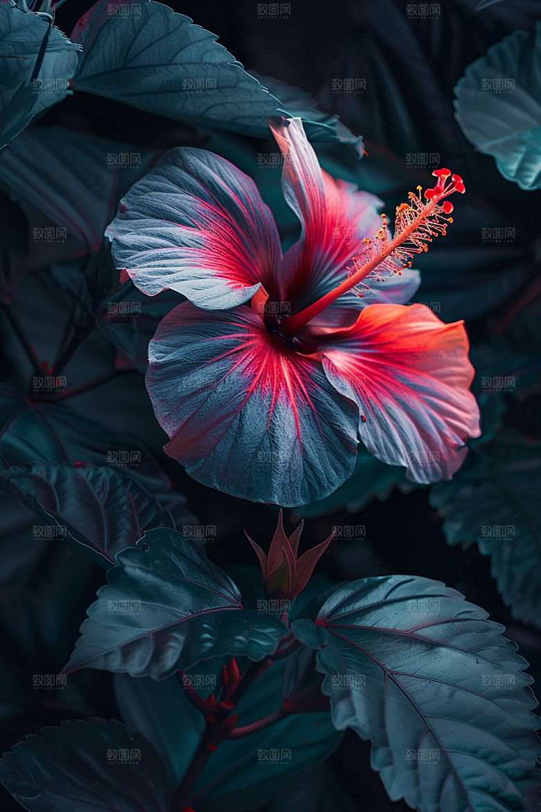 木槿花自然高清摄影图