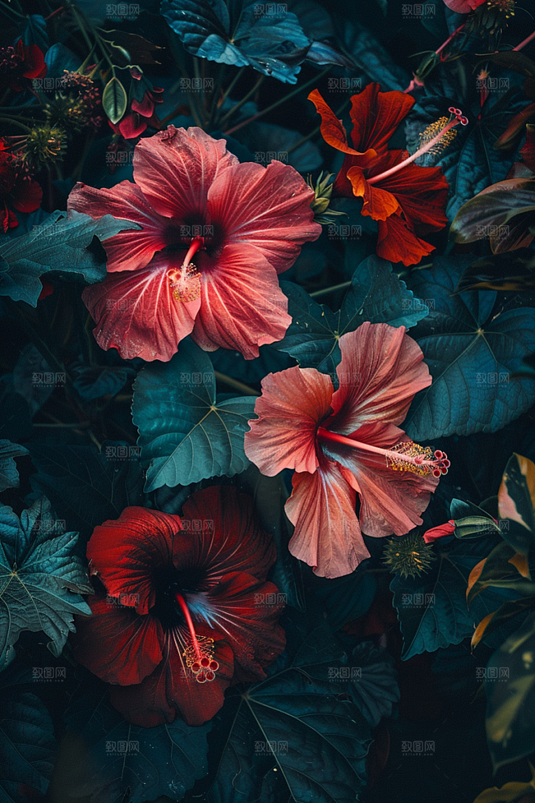 木槿花高清木棉摄影图