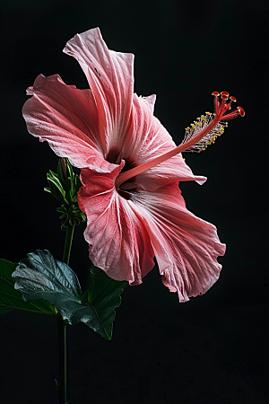 木槿花花朵木棉摄影图