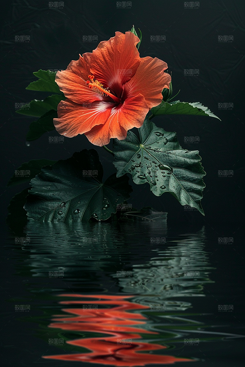 木槿花高清木棉摄影图