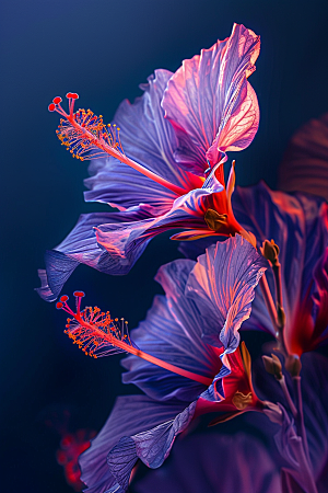 木槿花花卉高清摄影图