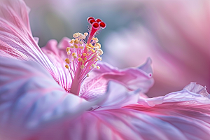 木槿花花朵高清摄影图