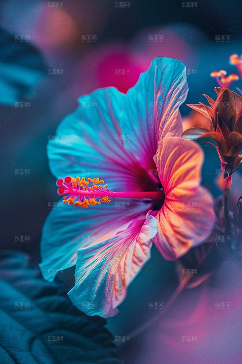 木槿花高清木棉摄影图