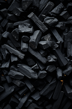 黑色木炭驱寒冬天摄影图