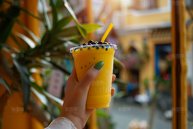 奶茶美味休闲摄影图